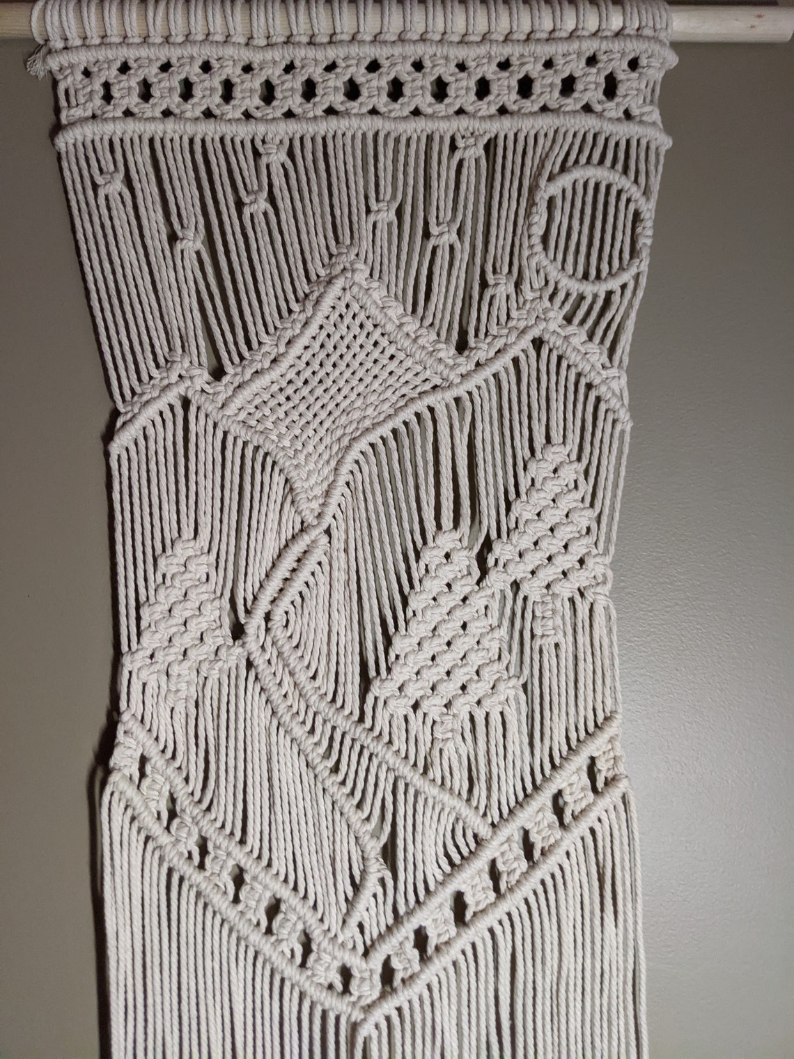 Montana Mountain Macrame Wall Hanging Etsy