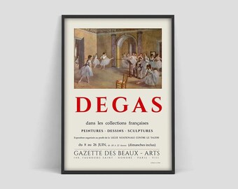 Degas The Star Pendant on Matte Metallic Seed Bead Necklace