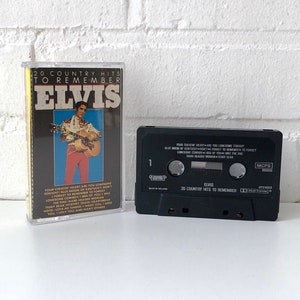 Original Elvis Presley Cassette MC Tape &quot;20 Country Hits To Remember&quot; Holland 1987