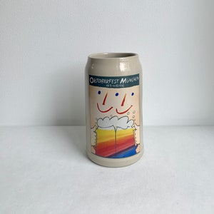 Vintage beer mug from the Munich Oktoberfest 1992. Rastal, Made in Germany. Beer mug design by Rosa Juchniewicz