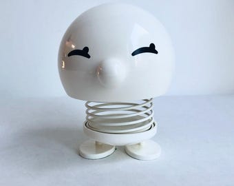 Original Hoptimist, Denmark, white bobblehead figure