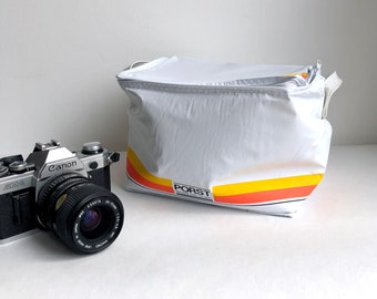 Jaren 70 Foto Porst Film Bag, Vintage Foto tas, Video Bag, Camera Bag, Elektronische Tas, Beach Bag