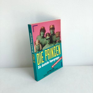 Libro d'epoca "Die Prinzen - Die deutsche Supergruppe", carta autografa, Sebastian Krumbiegel, Germania 1996, Econ, brossura