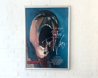 Póster de cine original de "Pink Floyd - The Wall", la película, 1980, póster de película vintage, Alan Parker, Bob Geldof