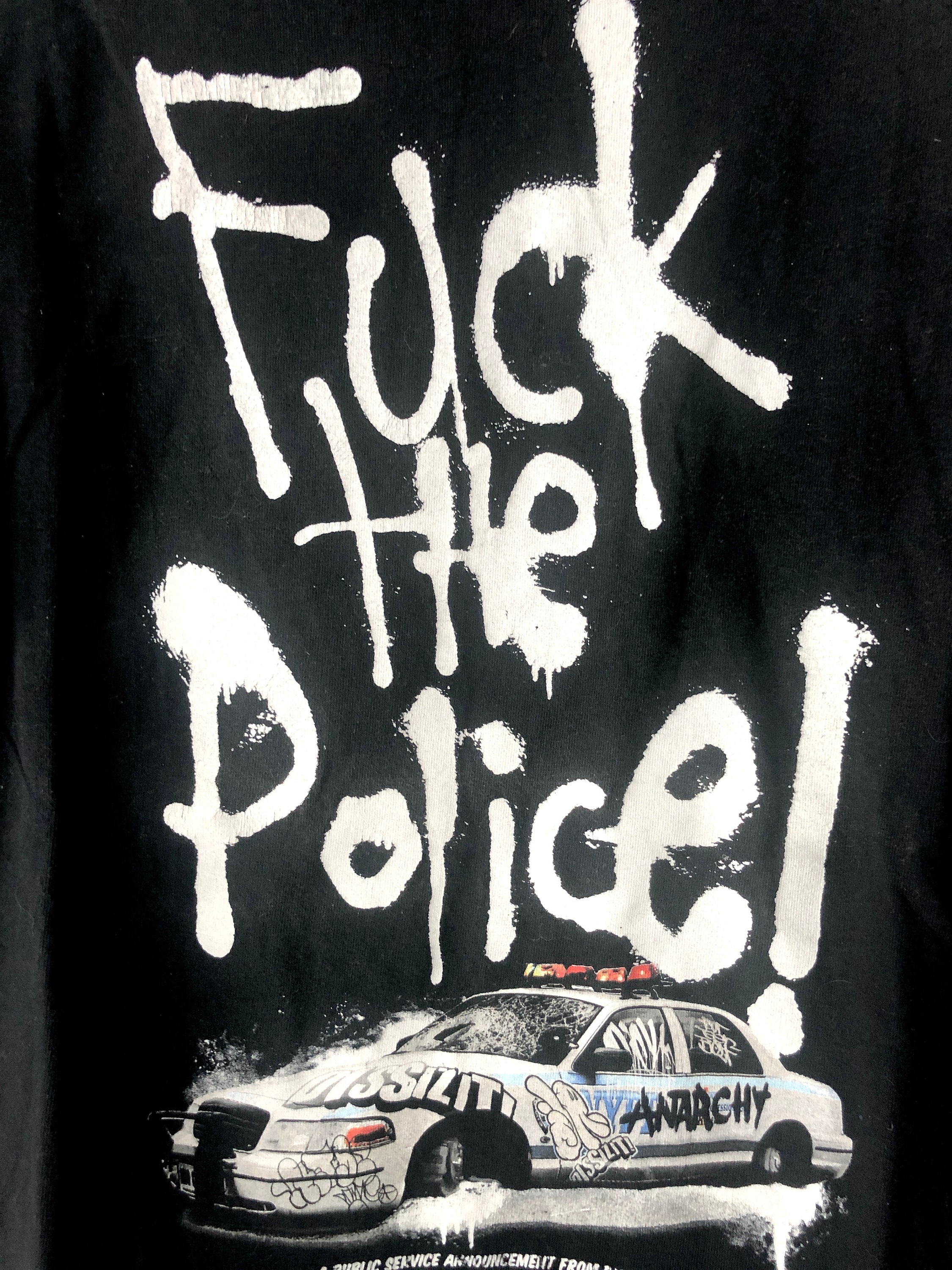 BUDSPOOL Fuck The Police Tシャツ 3XL Fuck The Police - Men's T-Shirt – T-Shirt Hell