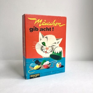 Vintage game "Little mouse, watch out!", catch game 60s