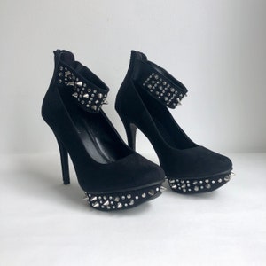 High Heels From Catwalk (c), Black Pumps, Punk Shoes, Women's Shoe