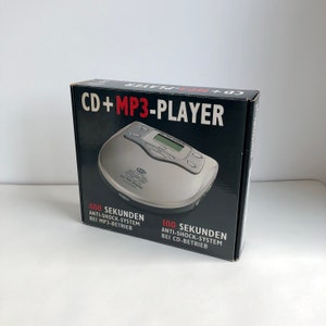Portable CD/MP3 Player with Anti-shock System, Vintage CD Player
