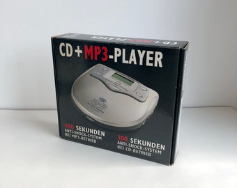 Portable CD/MP3 Player with Anti-shock System, Vintage CD Player