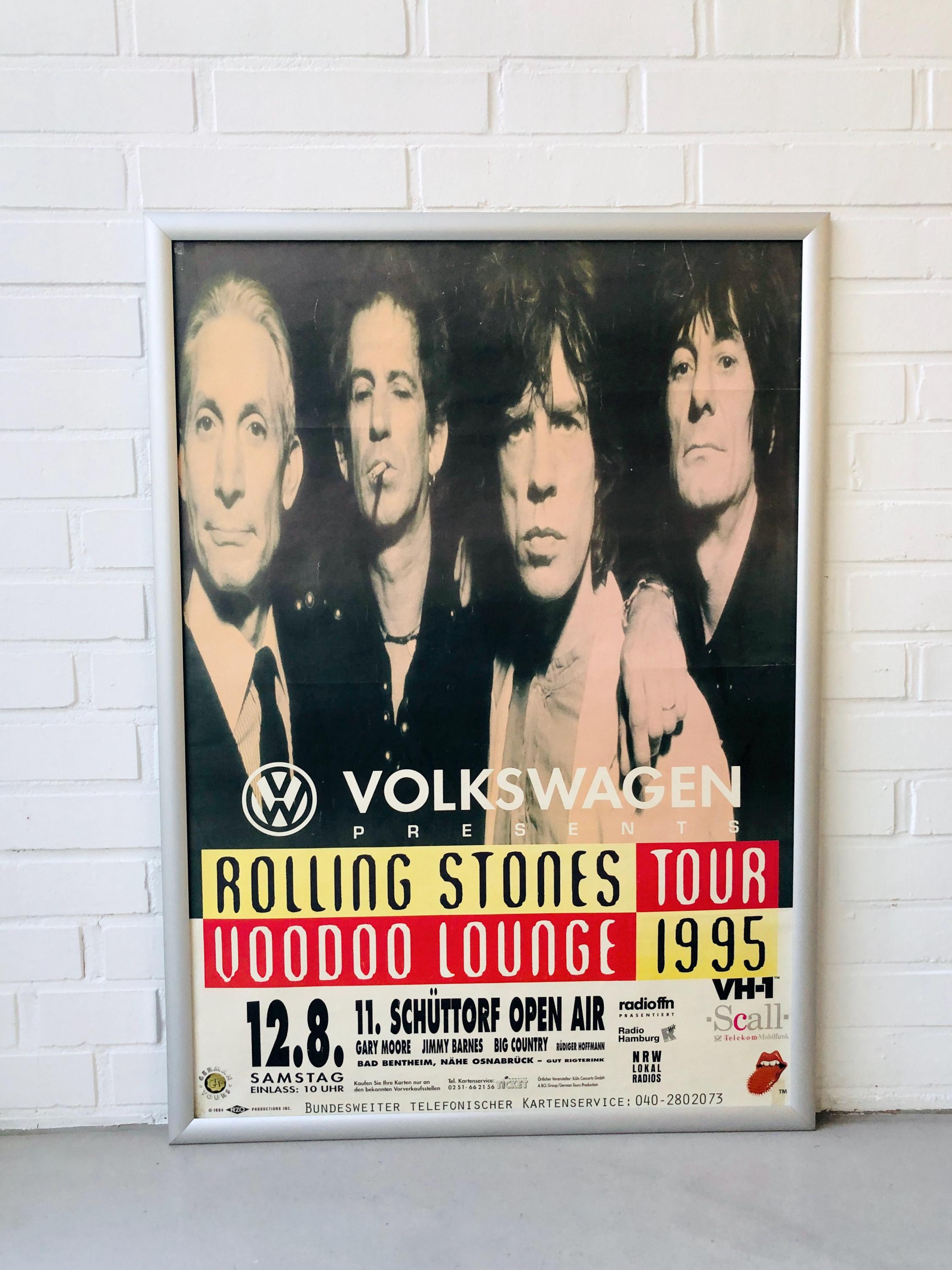 ローリングストーンズ　1995 tokyo dome ポスター Voodoo Lounge Tokyo ＜Live At The Tokyo Dome, Japan, 1995