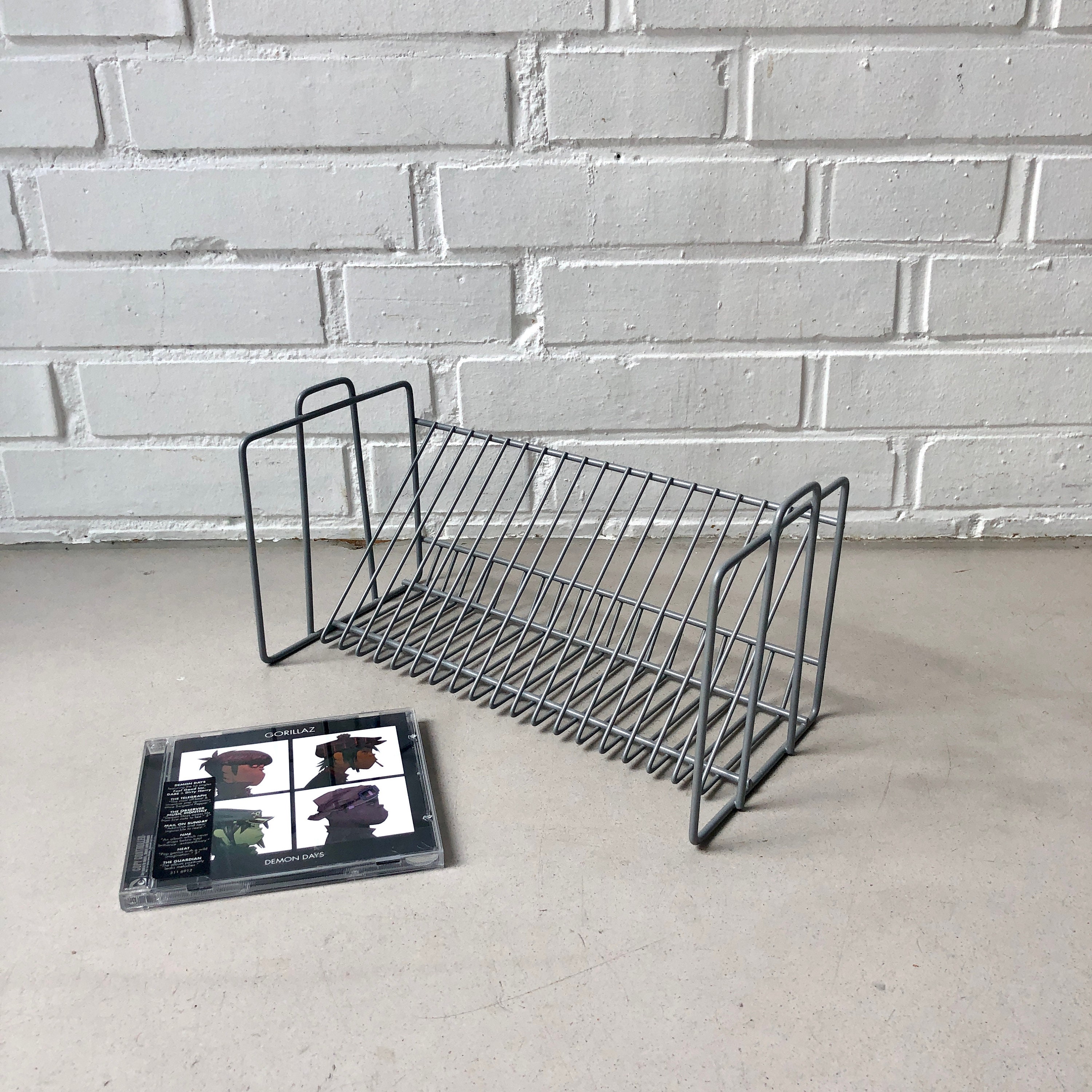 Vintage CD Shelf CD Stand Shelf 80s CD Frame Metal Vintage Etsy