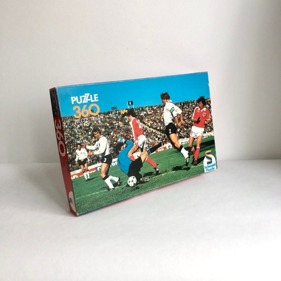 Vintage Puzzle football, Germany Vs. Austria, Schmidt, 360 Pieces 