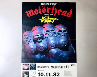 Original 1980 Motörhead Tour Advert/poster 