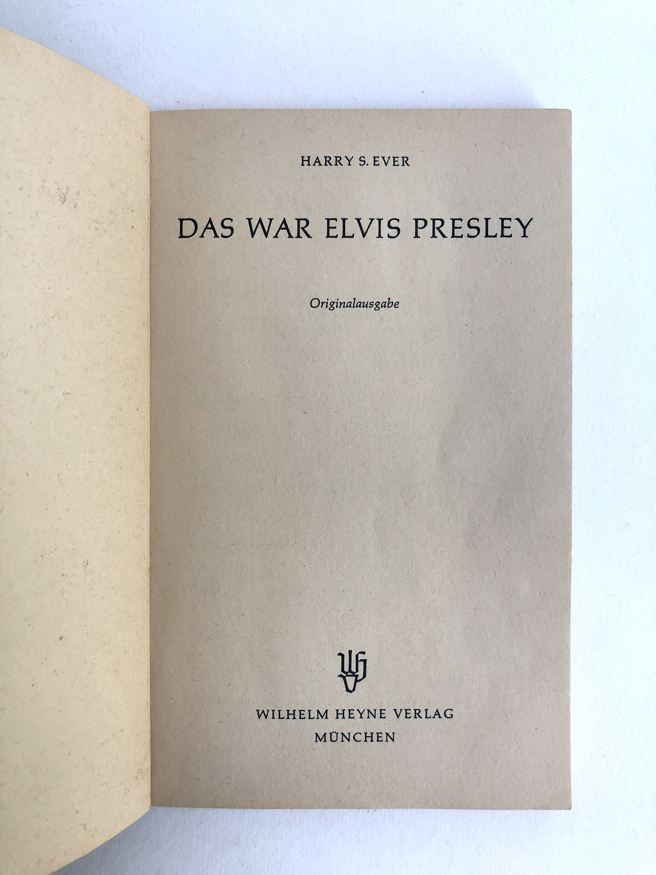 ペーパーバック本「あれはエルヴィス・プレスリーだった」、ビンテージ