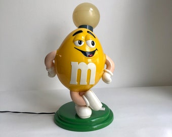 M&M's bedside lamp, vintage children's lamp, collector's lamp from 1999