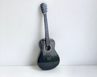 Vintage Gitarre (Miniatur), Akustikgitarre Modell, Gitarre schwarz