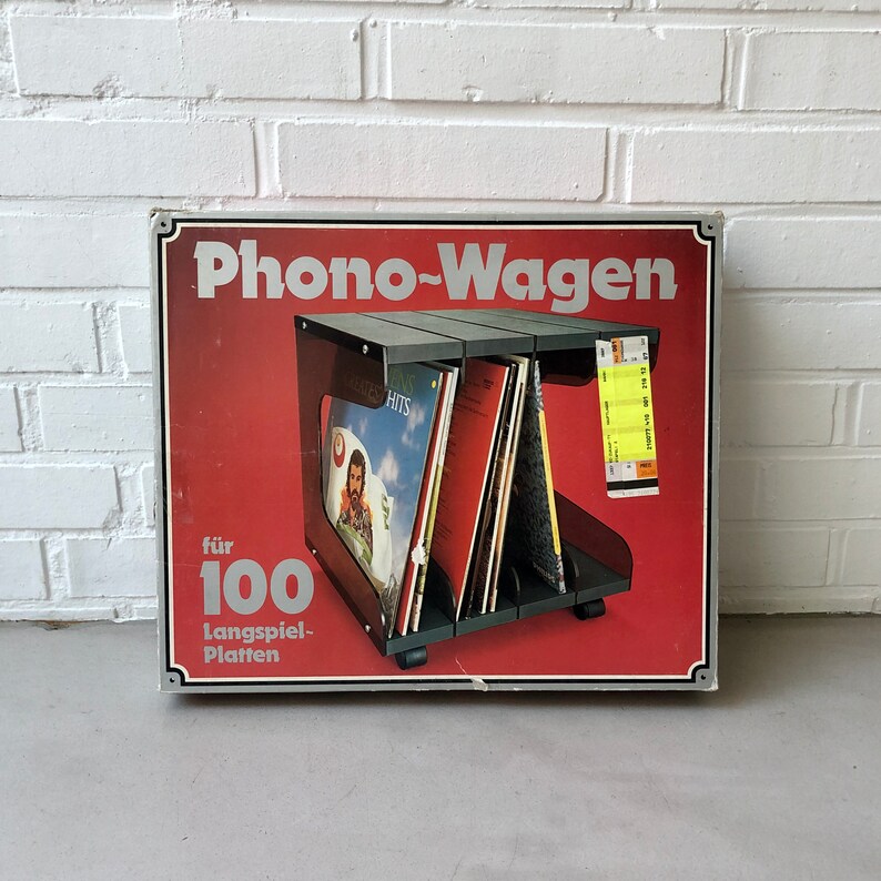 Vintage Record Container Vinyl Record Rack Record Stand LP Etsy