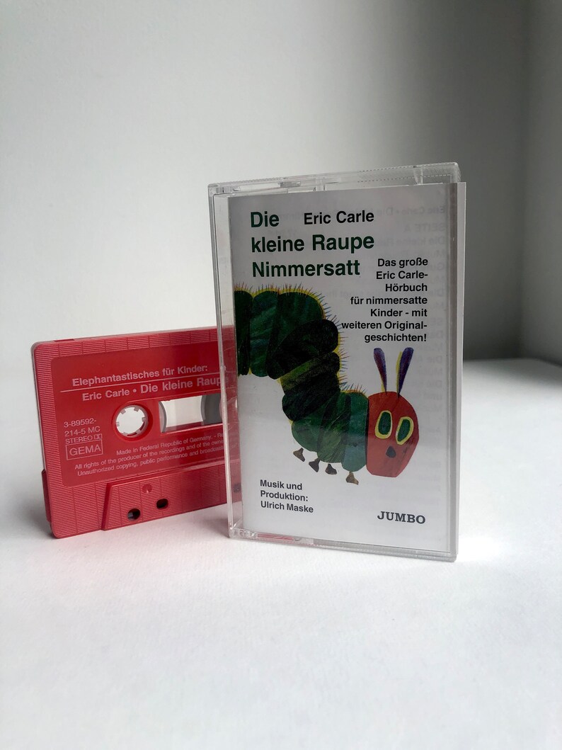 Vintage MC The Very Hungry Caterpillar, Eric Carle, Cassette, 1998, Tape, Cassette, Children, Jumbo image 4