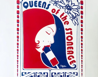 QOTSA Limited Edition Screen Print, Queens of the Stone Age