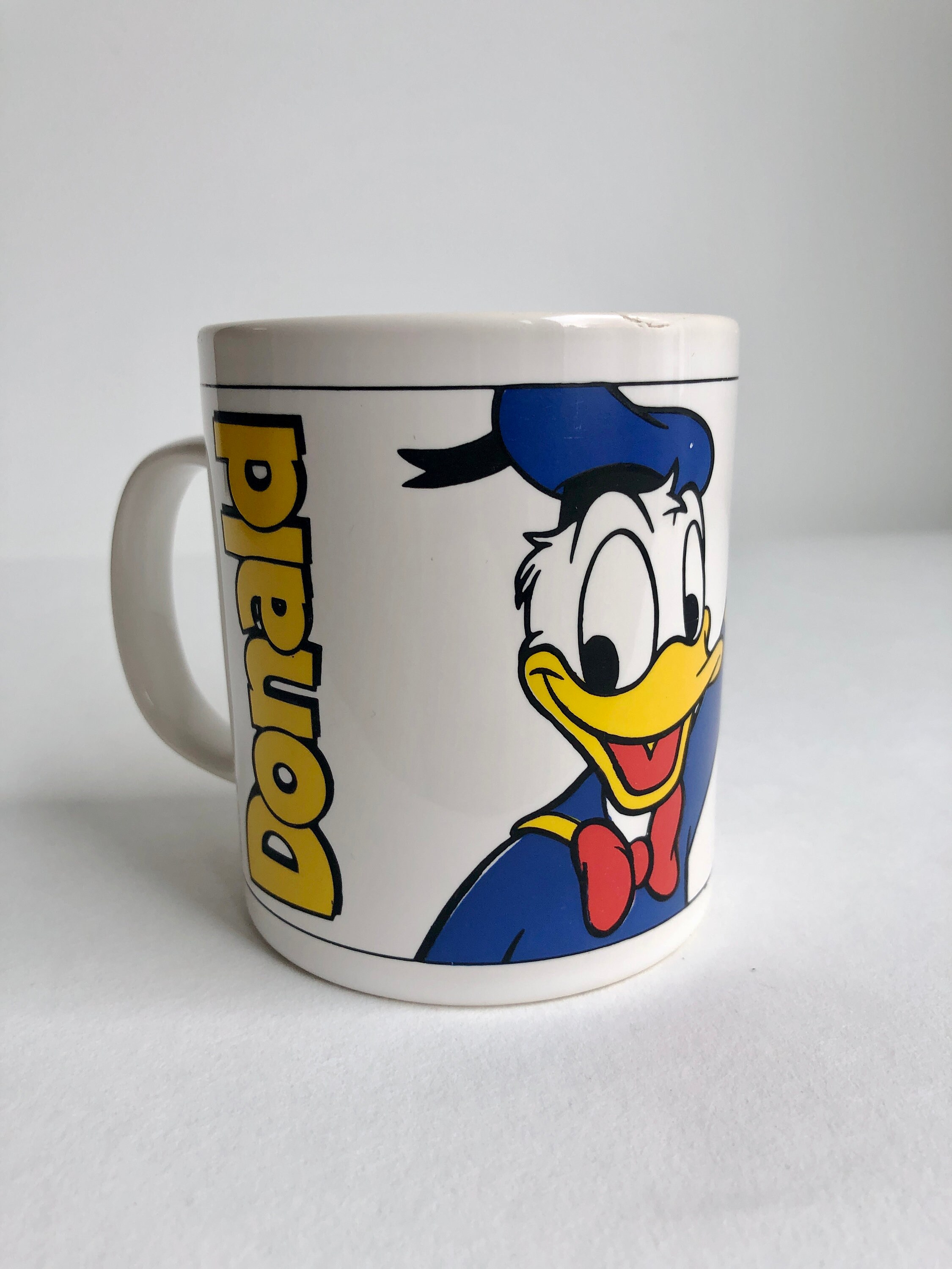 Very Old Coffee Mug donald Duck, Disney, Original 70s Mug, Cup, Drinking Mug,  Vintage England, Kilncraft 