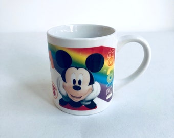 Alter Kaffeebecher "Donald and Mickey", Colors, Disney (c), Becher, Tasse, Trinkbecher, Sammeltasse, Mickey Maus, Donald Duck