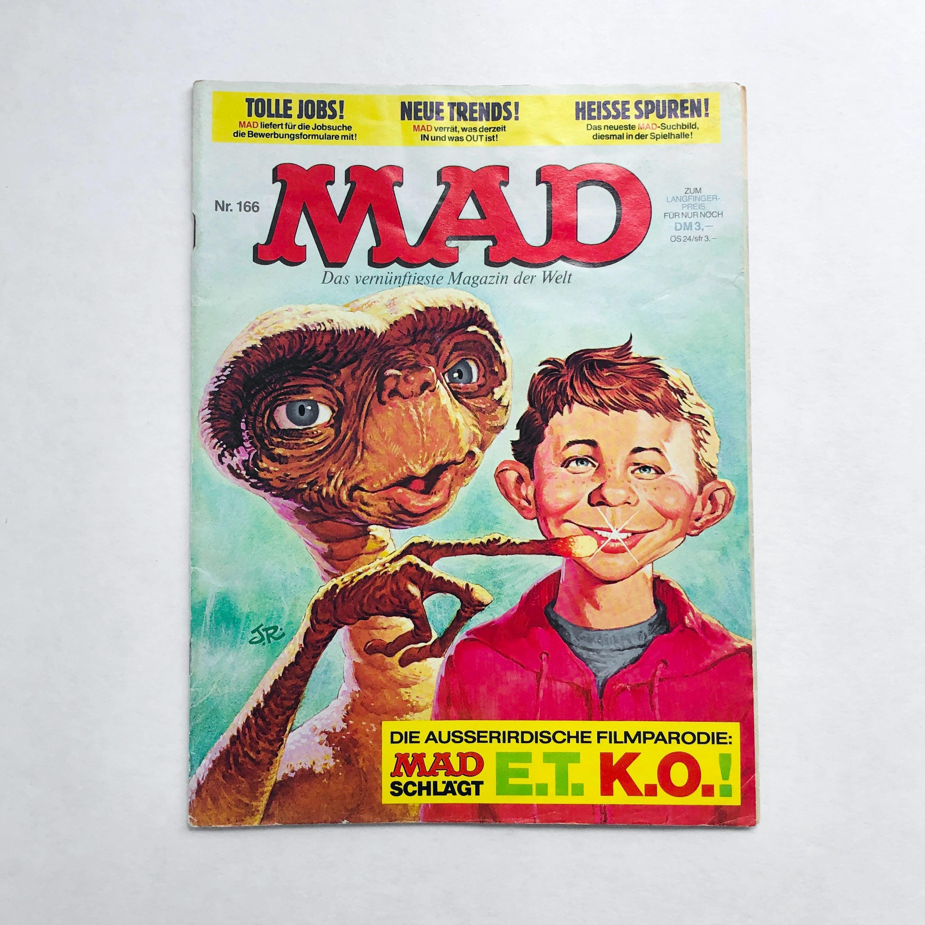 German MAD No. 166, E.T. Cover, MAD Magazine From 1983 - Etsy