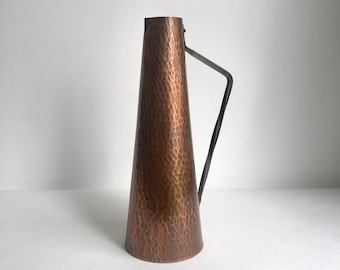 Vintage copper vase, watering can copper, wall handcrafted Made in Germany