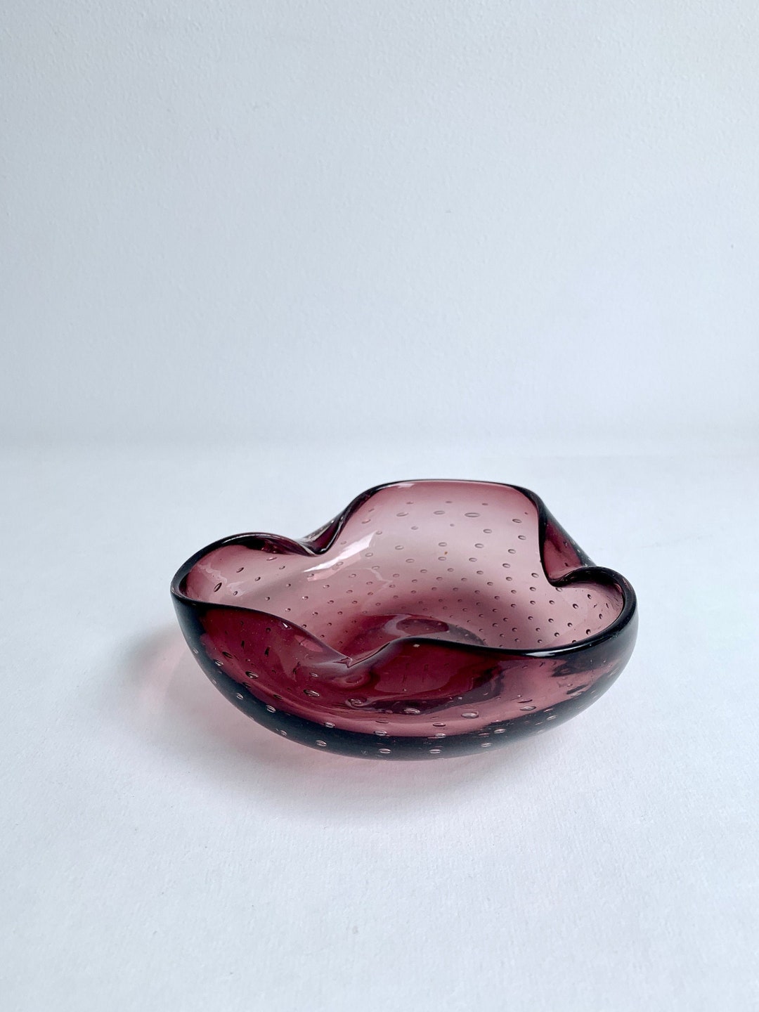Vintage Murano Glass Ashtray Murano Ashtray Italy Ashtray Etsy