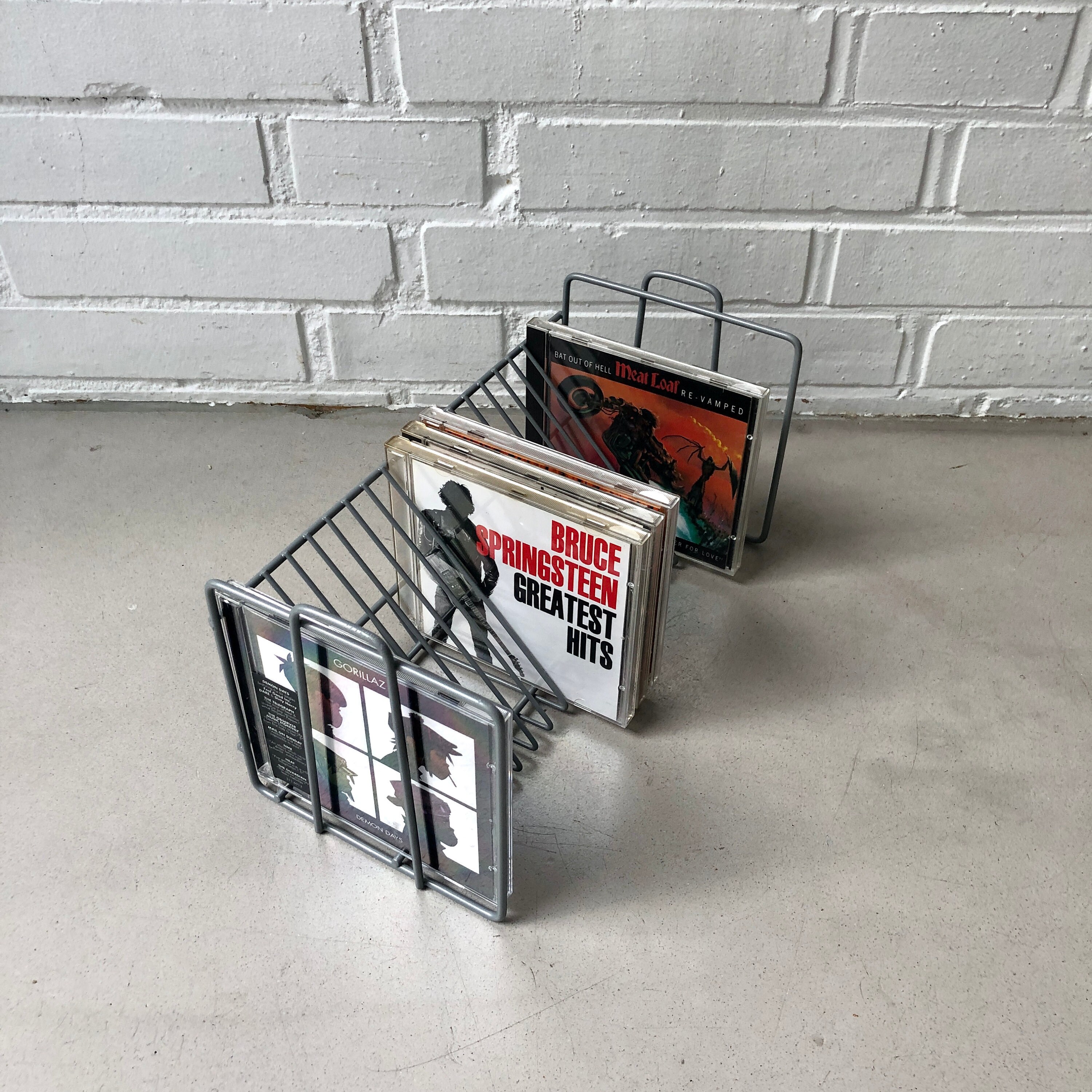 Vintage CD Shelf CD Stand Shelf 80s CD Frame Metal Vintage Etsy