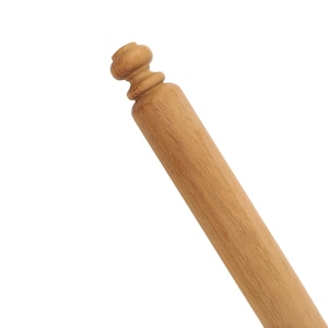 MATTARELLO lungo 100 cm in legno di IROKO per Pasta fatta in casa - Professionale - Made in Italy