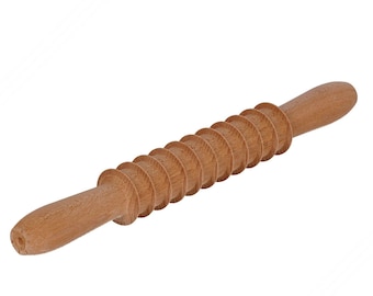 Cutter rolling pin in beech wood perfect for Pappardelle - Italian handmade Pasta. Length cm 32 | Made in Italy