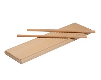 Double use pasta WOODEN CUTTING BOARD Gnocchi, Garganelli, pasta boards, garganelli board, Rigagnocchi, and standard