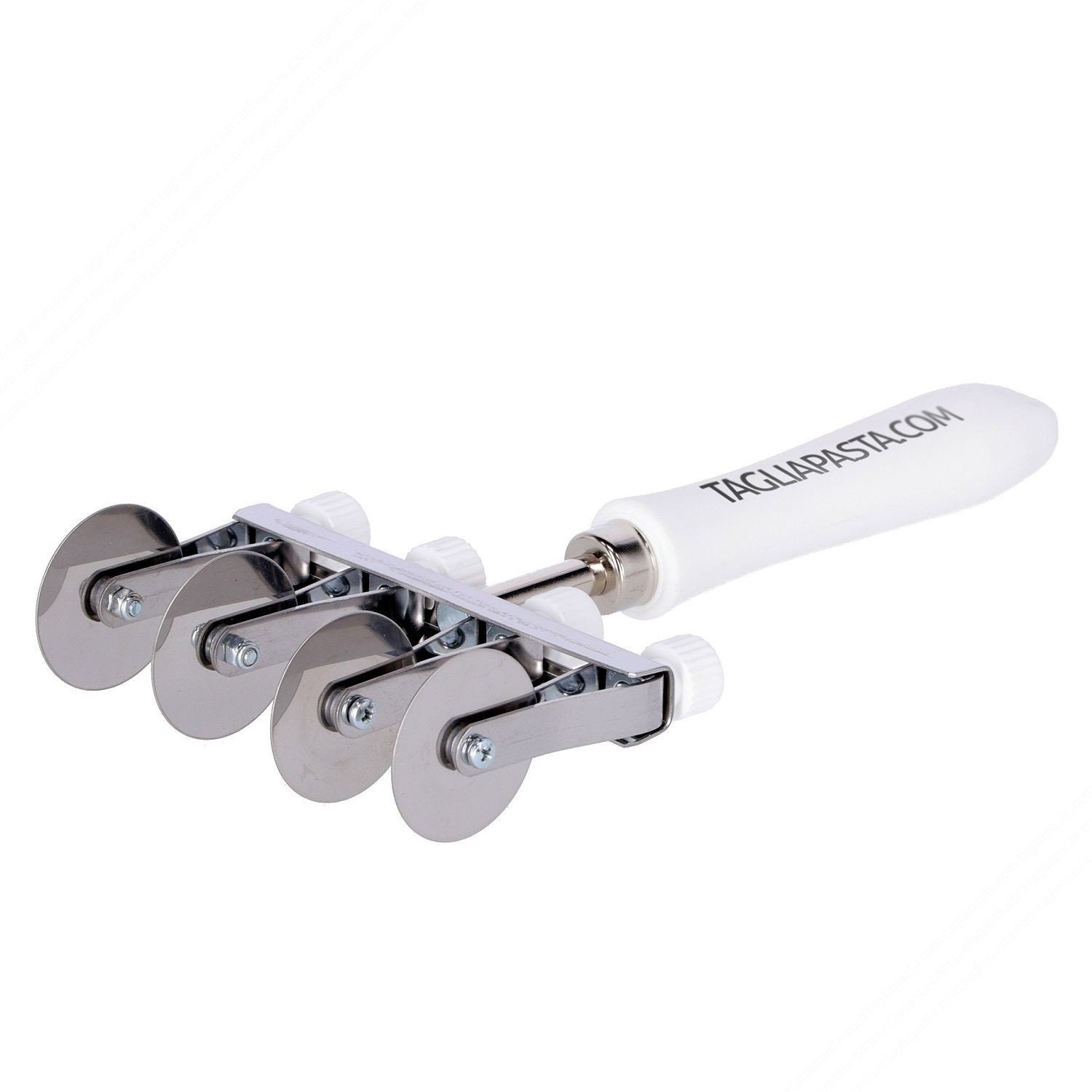 Adjustable Pasta Cutter With 4 Smooth Stainless Steel Wheels and ABS ...
