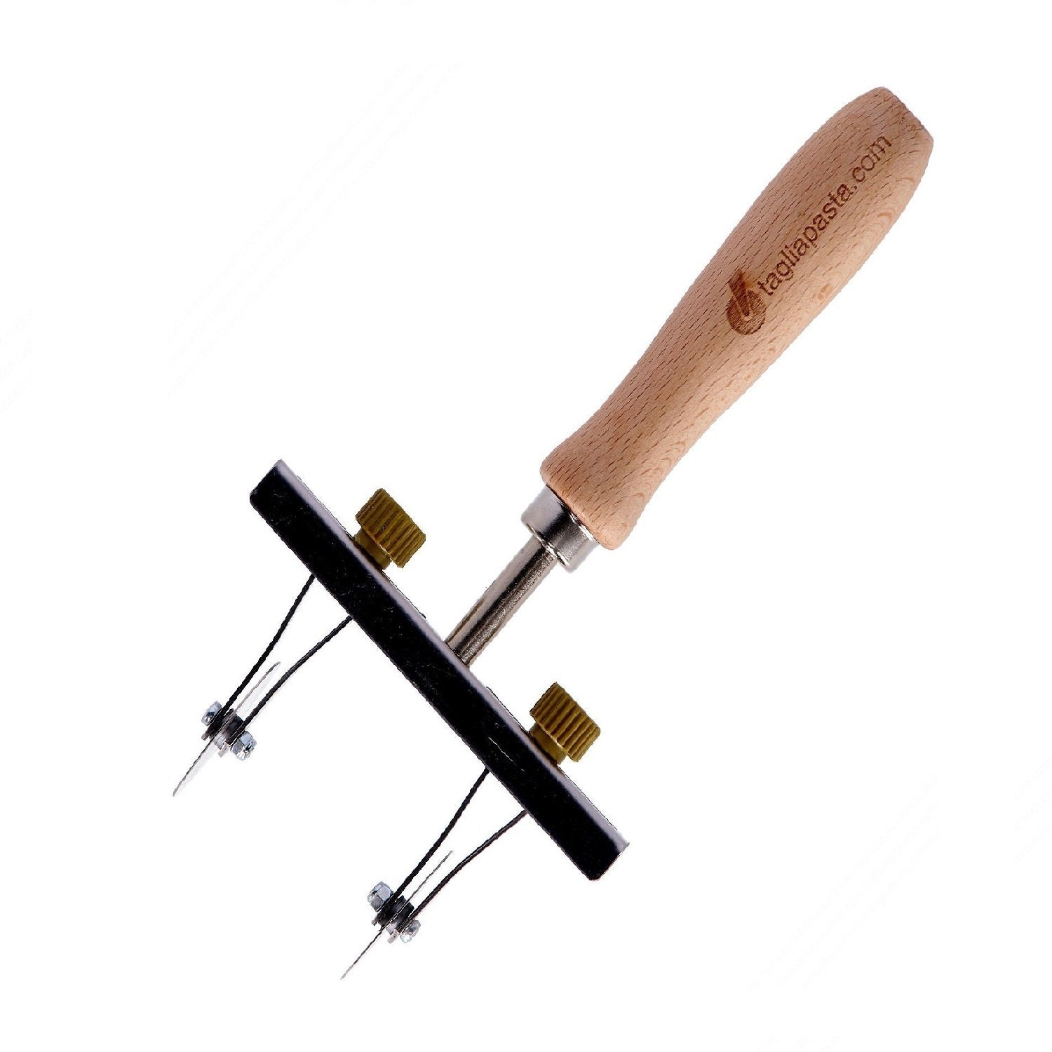 Adjustable Pasta Cutter With 2 Wheels in Stainless Steel Smooth and a ...