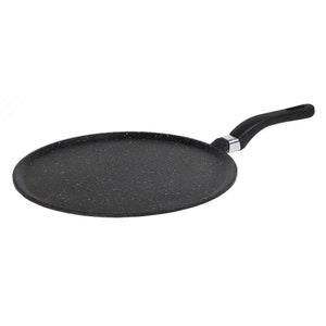 Flat pan to prepare piadina romagnola (testo romagnolo per piadina) crepes or tortillas, diameter 28 cm. Made in Italy