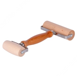 Double ended dough roller for pastry and pizza length 70 and 110 mm | Made in Italy