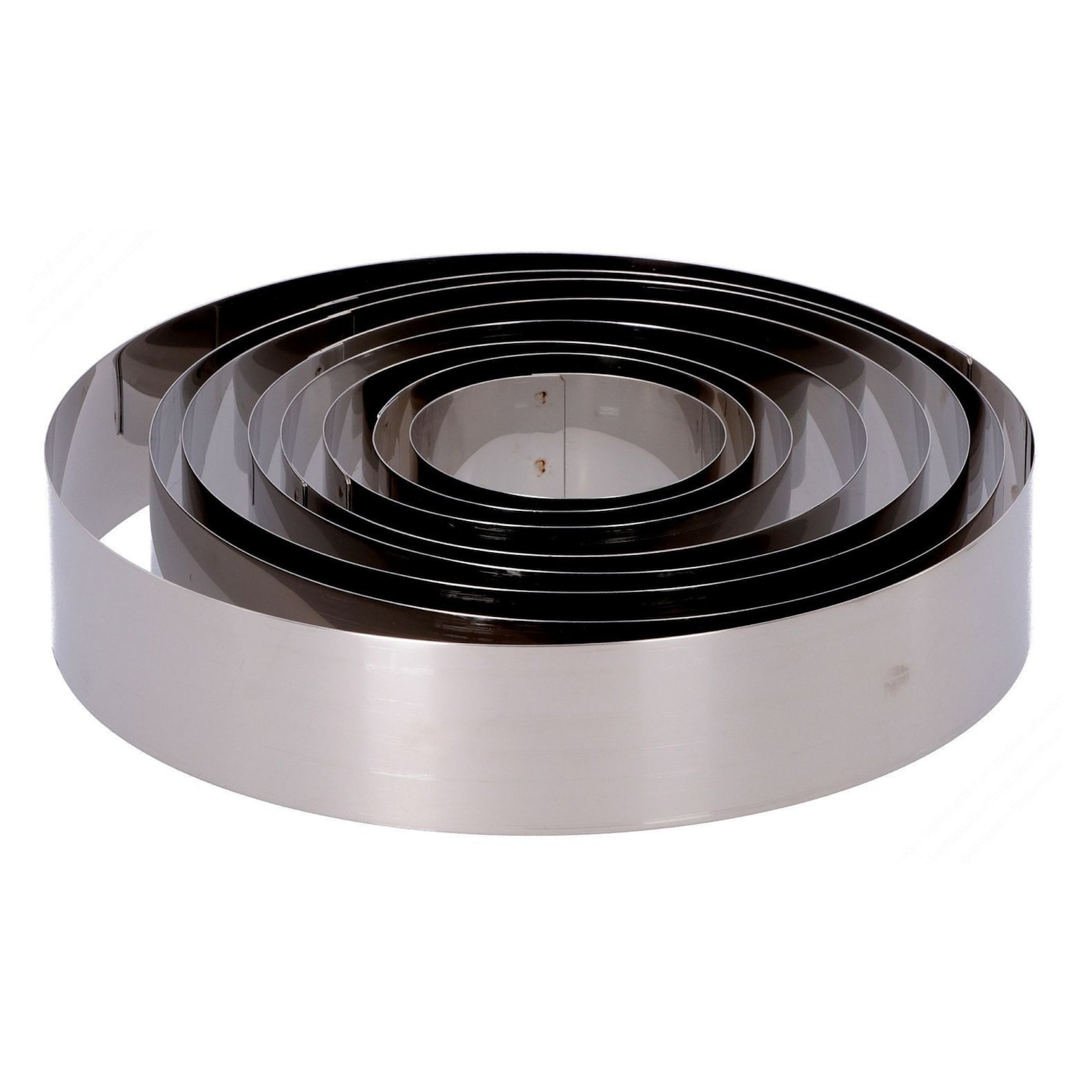 Kitchen Rings Plating Set of 8 Stainless Steel Rings for Cakes, Perfect for Cutting Pasta ...