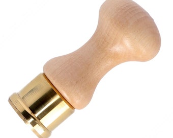 Round shaped brass stamp with automatic ejector perfect for cutting Cappelletti and Anolini - diameter 34 mm | Made in Italy
