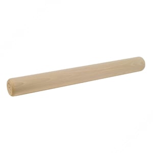 Beech wood rolling pin without handles for rolling out pasta dough, pizza or desserts, 43 cm long | Made in Italy