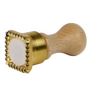 RAVIOLI MAKER - SQUARED mold, 45mm x45mm - Professional, in Brass with Automatic Ejector, Dumpling maker, Tortellini maker | Made in Italy