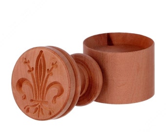 Lily-shaped pasta stamp for making Ligurian Corzetti - Mold for handmade pasta | Made in Italy