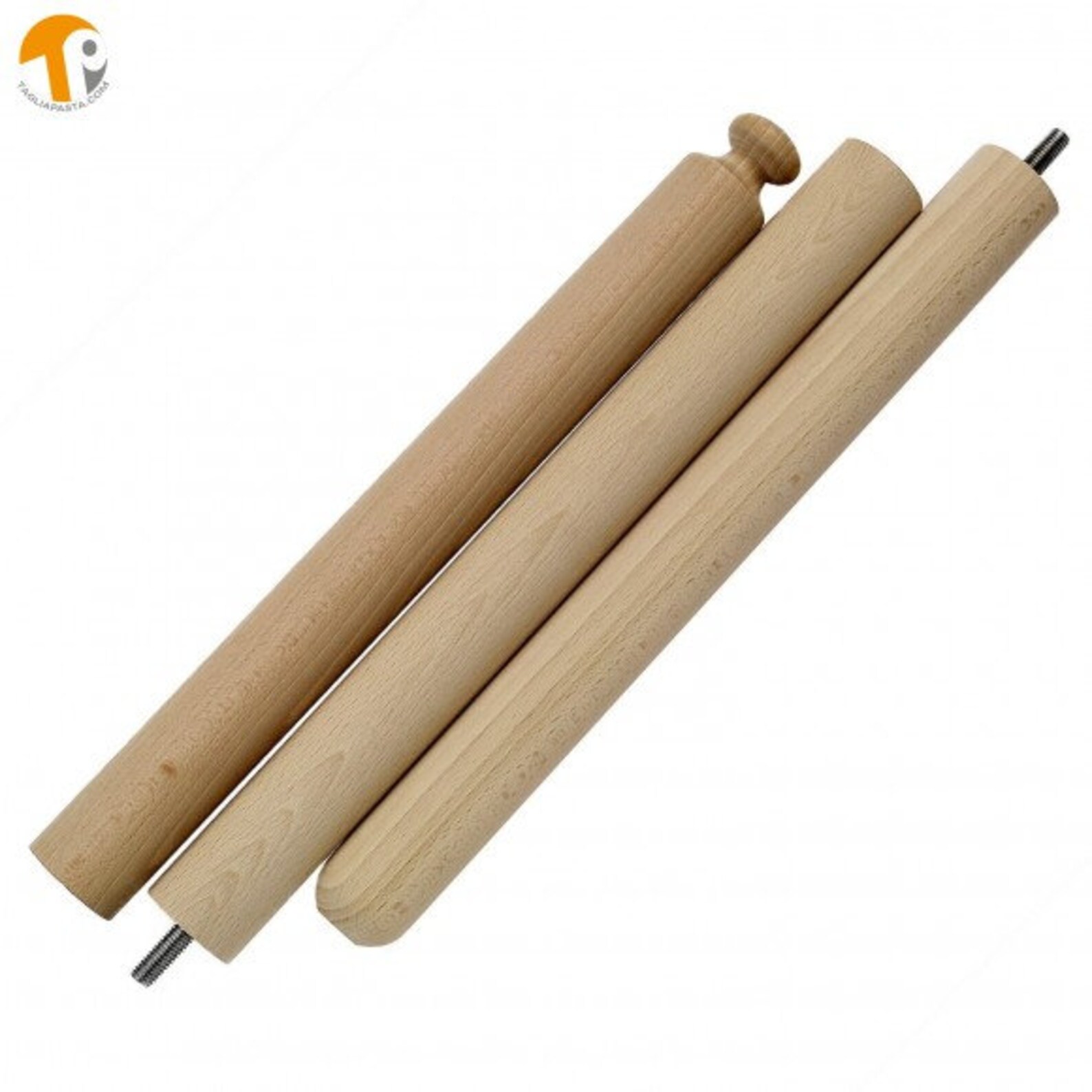 Pasta ROLLING PIN in beech tree wood for fresh homemade Pasta. Etsy