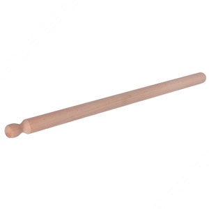 Professional rolling pin in beech tree wood for fresh homemade pasta. 80 cm | Made in Italy