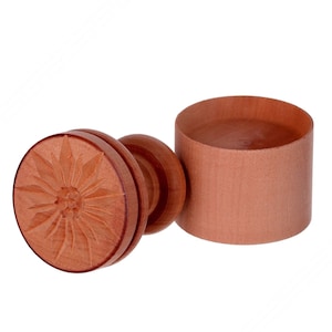 Edelweiss-shaped pasta stamp for making Ligurian Corzetti - Mold for handmade pasta | Made in Italy