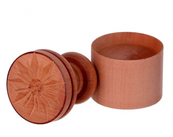 Edelweiss-shaped pasta stamp for making Ligurian Corzetti - Mold for handmade pasta | Made in Italy