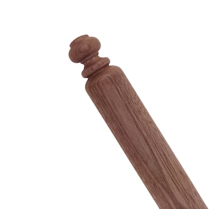WALNUT Tree wood ROLLING PIN for fresh homemade Pasta, Ravioli, Pizza, Pastry -  Professional Rolling pin - 100 cm - Made in Italy