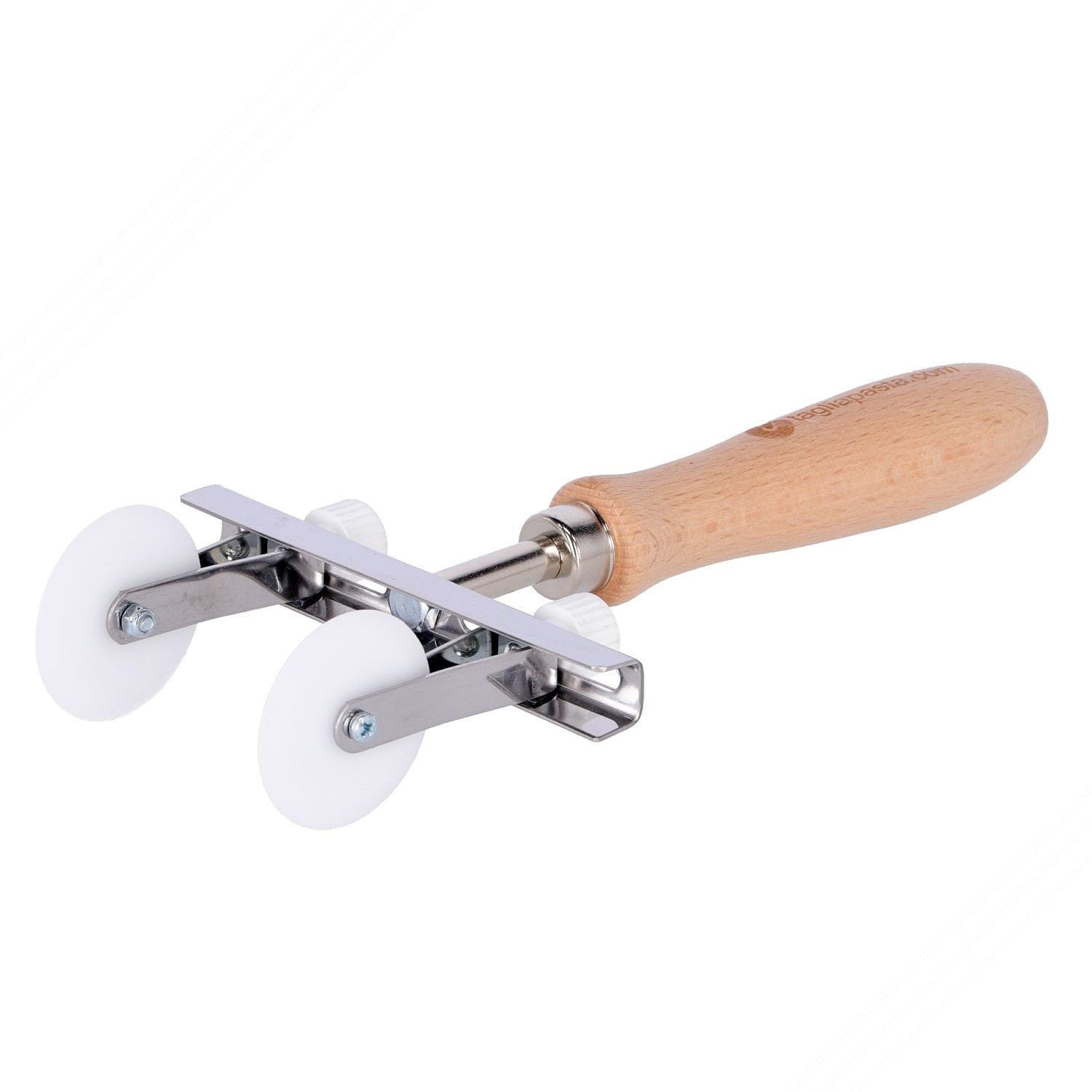 Adjustable Pasta Cutter With 2 Smooth POM Blades and Wooden Handle ...