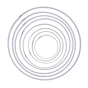 Kitchen Rings Plating Set of 8 Stainless Steel Rings for Cakes, Perfect for Cutting Pasta ...