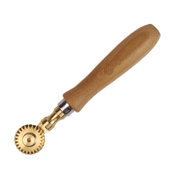 Brass Pasta Cutter Wheel With Single Toothed Blade With 30 Mm Ø