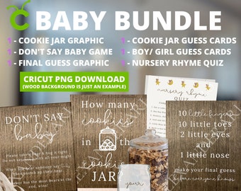Cricut Baby Graphic Bundle // PNG Digital Download